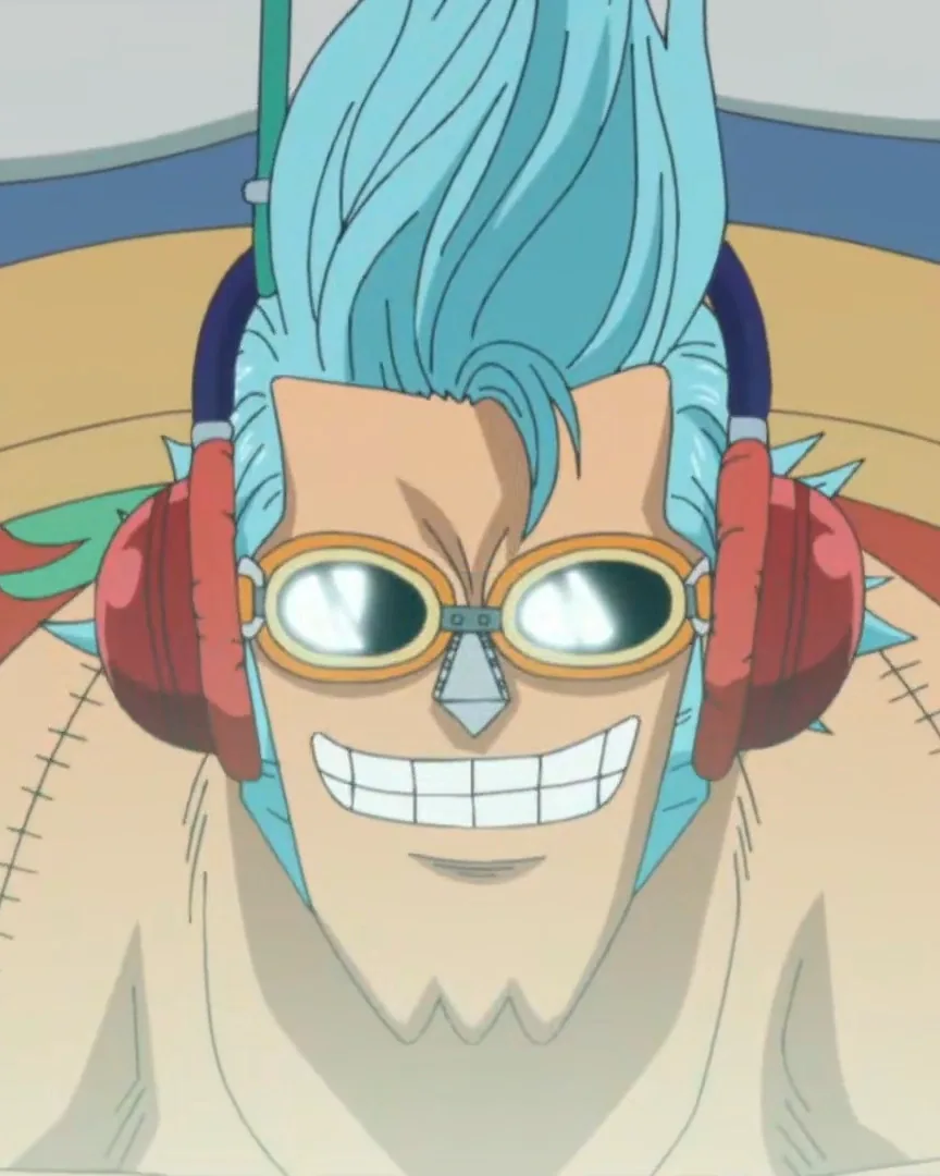 Franky grinning in his headphones